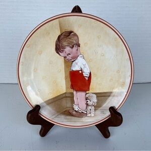 Vintage Davenport “Thank God For Fido”Plate-Mabel Lucie Attwell 1988